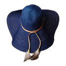 Accesorii Femei Billabong Saltwater Sunset Wide Brim Straw Hat Blue Cruz