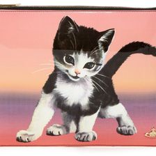 Vivienne Westwood Large Envelope Kitten Pouch multi