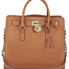 Michael Kors Hamilton Large North South Tote - Tan Saffiano N/A