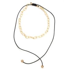 Bijuterii Femei CheapChic On A Loop Adjustable Cord Choker Ivory