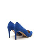 Incaltaminte Femei CheapChic Point Blank Faux Suede Pumps Blue