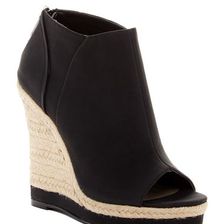 Incaltaminte Femei Michael Antonio Gym Peep Toe Wedge Black