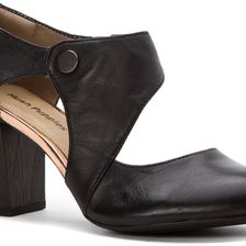 Hush Puppies Devynn Sisany Black Leather