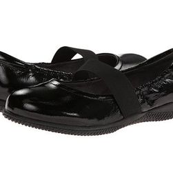 Incaltaminte Femei SoftWalk High Point Black Crinkle Patent Leather