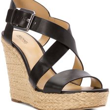 Michael Kors Giovanna Black Leather