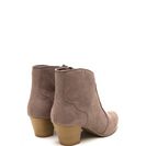 Incaltaminte Femei CheapChic Yeehaw Pointy Faux Suede Booties Taupe