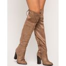 Incaltaminte Femei CheapChic Combined Forces Boot TaupeKhaki