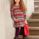 Rochie cu print etno 