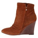 Incaltaminte Femei Chinese Laundry Candyce Wedge Bootie Ginger Kid Suede