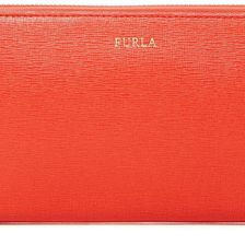 Furla Classic XL Zip-Around Leather Wallet ARANCIO A