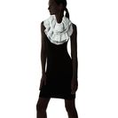 Accesorii Femei Echo Design Heathery Ruffle Infinity Ring Light Grey Heather