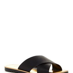 Incaltaminte Femei Franco Sarto Quentin Snake-Embossed Sandal BLACK