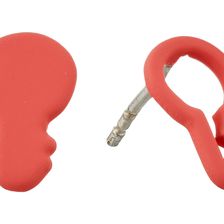 Marc by Marc Jacobs Lost and Found Key Outline Stud Earrings Coral