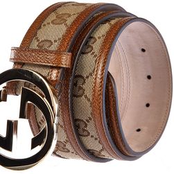 Gucci Leather Belt Brown