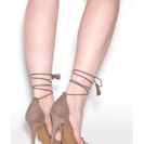 Incaltaminte Femei CheapChic Park Avenue Faux Suede Heels Taupe