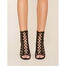 Incaltaminte Femei Forever21 Faux Suede Cutout Sandals Black