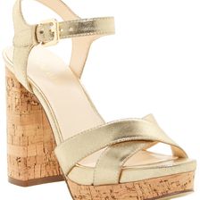 Nine West Freja Platform Sandal GOLD SY