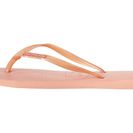 Incaltaminte Femei Havaianas Slim Logo Metallic Flip Flops Light Pink