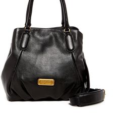 Marc by Marc Jacobs Fran Leather Satchel BLACK