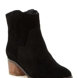 Incaltaminte Femei Matt Bernson Colt Genuine Shearling Bootie Black Suede-Black Shearling