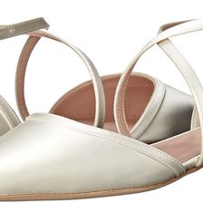 Kate Spade New York Britta Ivory Satin/Silver/White Glitter
