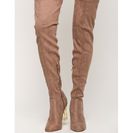 Incaltaminte Femei CheapChic On The Verge Boot TaupeKhaki