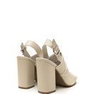 Incaltaminte Femei CheapChic City Sleek Chunky Mule Heels Stone