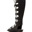 Incaltaminte Femei Rampage Aimma Cutout Gladiator Sandal BLACK