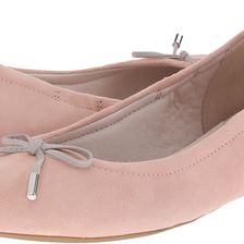 Rockport Total Motion Hidden Wedge Tied Ballet Pink Haze Kid Suede