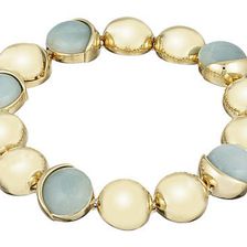 Bijuterii Femei Cole Haan Metal amp Stone Line Bracelet GoldAmazoniteGreen