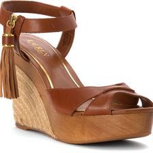 Ralph Lauren Gwen Polo Tan Burnished Vachetta