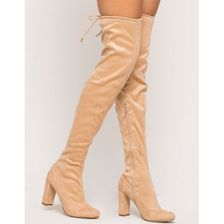 Incaltaminte Femei CheapChic Full Circle Boot Nude