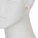 Bijuterii Femei Savvy Cie 14K Gold Plated Sterling Silver Oval Citrine Stud Earrings yellow
