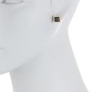 Bijuterii Femei Marc by Marc Jacobs Rubber Square Stud Earrings BLACK