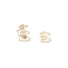 Bijuterii Femei Forever21 Faux Gem Ear Cuffs Goldclear