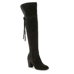 Incaltaminte Femei Franco Sarto Elnora Wide Calf Over The Knee Boot Black