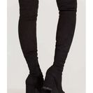 Incaltaminte Femei CheapChic Tall Tale Over-the-knee Chunky Boots Black