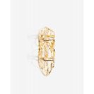 Bijuterii Femei CheapChic Filigree Rhinestone Armor Ring Met Gold