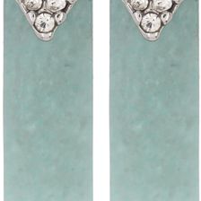 Fossil Mint Stud Earrings MINT AND STAINLESS