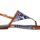 Incaltaminte Femei Diane Von Furstenberg Myrna Brandy VacchettaBlue Multi Python Print Fabric