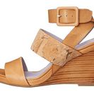 Incaltaminte Femei Johnston Murphy Nadia Caramel CalfskinNatural Cork