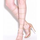 Incaltaminte Femei CheapChic Rule The Realm Gladiator Heels Nude