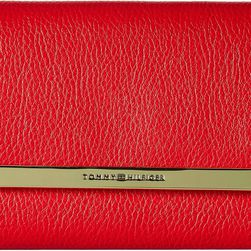 Tommy Hilfiger TH Serif Signature - Large Flap Wallet Racing Red