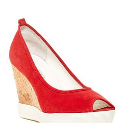 Incaltaminte Femei Donald J Pliner Carli Suede Peep Toe Wedge SCARTSCART