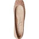 Incaltaminte Femei Jessica Simpson Taupe Merlie Pleated Square Toe Flats Taupesuede