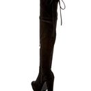 Incaltaminte Femei Catherine Catherine Malandrino Enriquia Faux Fur Lined Over-The-Knee Boot black