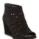 Incaltaminte Femei Via Spiga Latanya Suede Wedge Bootie BLACK