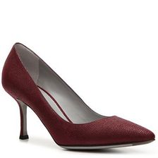 Incaltaminte Femei Sergio Rossi Mesh Pointed Toe Pump Burgundy
