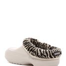 Incaltaminte Femei Crocs Blitzen II Animal Print Faux Fur Lined Clog PTM-BLK