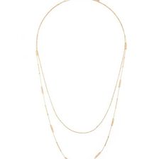 Bijuterii Femei Forever21 Layered Longline Beaded Necklace Gold